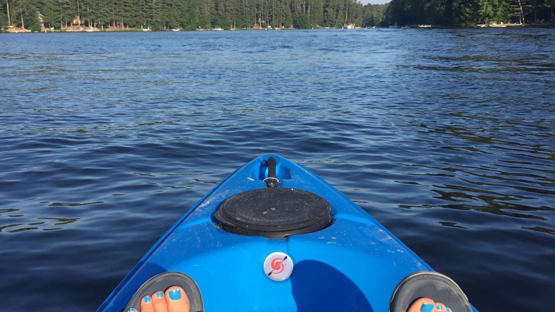 A kayaker's view of the lake